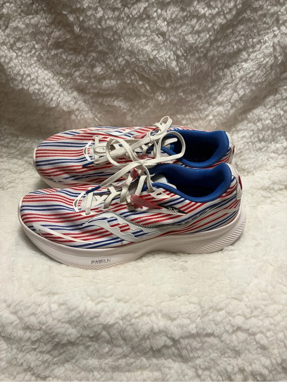 Saucony Women’s Sneakers in Red, White & Blue Stripes